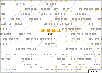 map of San Miguel