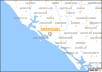 map of San Miguel