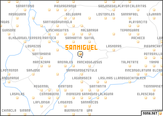 map of San Miguel