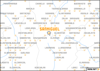 map of San Miguel