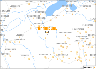 map of San Miguel