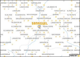 map of San Miguel