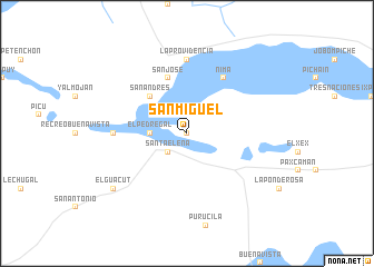 map of San Miguel