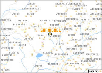 map of San Miguel