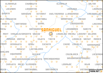 map of San Miguel