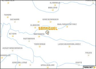 map of San Miguel