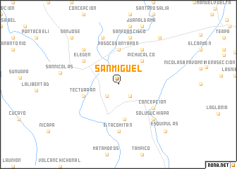 map of San Miguel