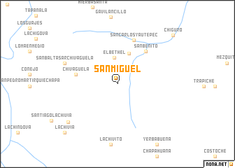 map of San Miguel