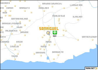 map of San Miguel