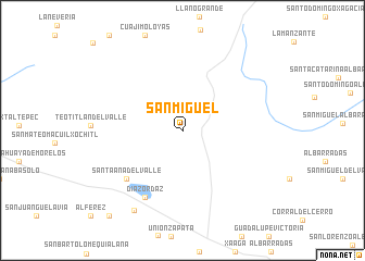 map of San Miguel