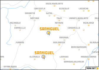 map of San Miguel