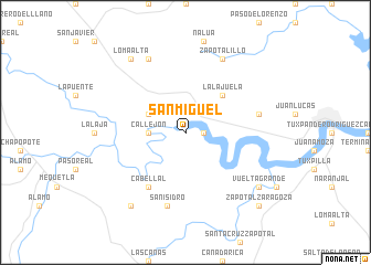 map of San Miguel