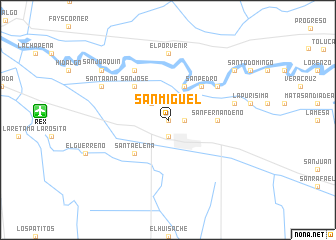 map of San Miguel