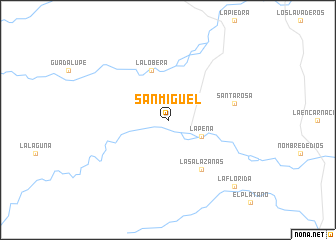 map of San Miguel