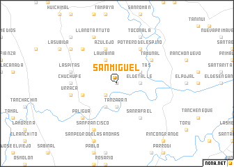 map of San Miguel