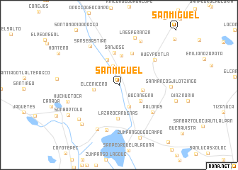 map of San Miguel