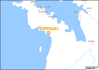 map of San Miguel