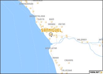 map of San Miguel