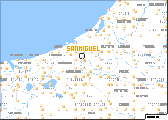 map of San Miguel