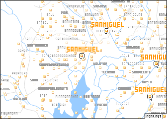 map of San Miguel