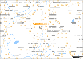 map of San Miguel