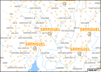 map of San Miguel