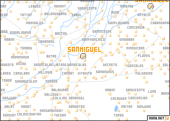 map of San Miguel