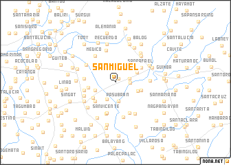 map of San Miguel