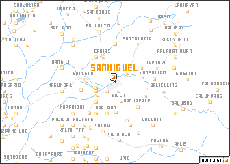 San Miguel Manila Map San Miguel (Philippines) Map - Nona.net