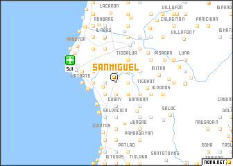 map of San Miguel