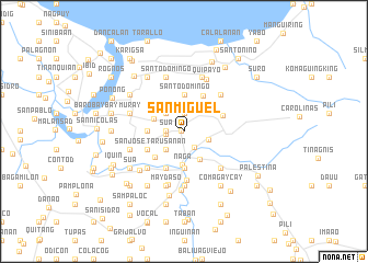 map of San Miguel