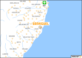 map of San Miguel