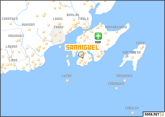 map of San Miguel