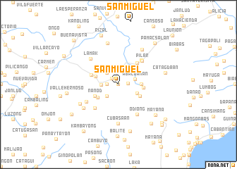 map of San Miguel