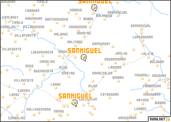 map of San Miguel