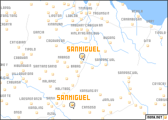 map of San Miguel