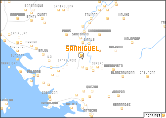 map of San Miguel