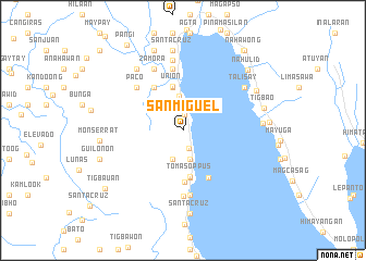 map of San Miguel