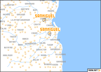 map of San Miguel