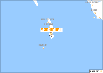 map of San Miguel