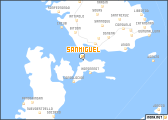 map of San Miguel