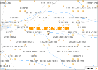 map of San Millán de Juarros