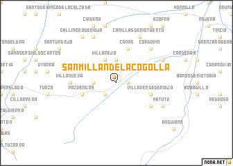 map of San Millán de la Cogolla