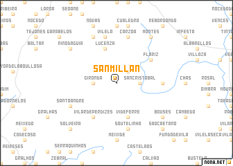 map of San Millán