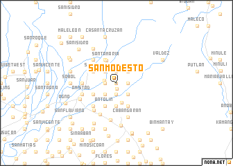 map of San Modesto