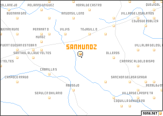 map of San Muñoz