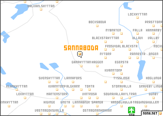 map of Sånnaboda