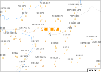 map of Sannaeji