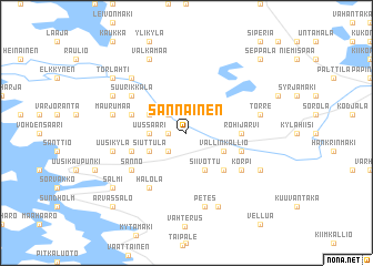 map of Sannainen