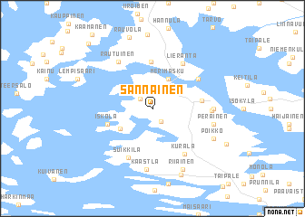 map of Sannainen